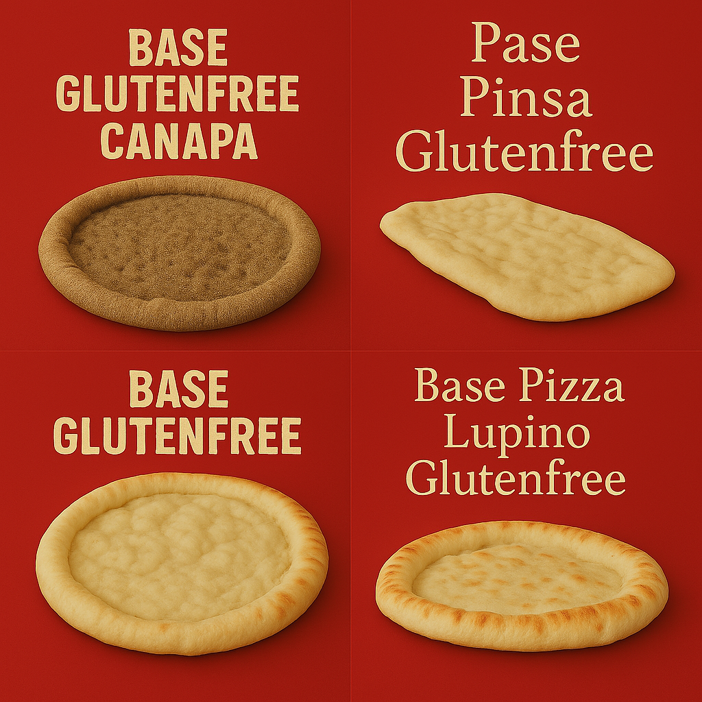 Box base pizza Senza glutine mix 6 pezzi 30.00€
